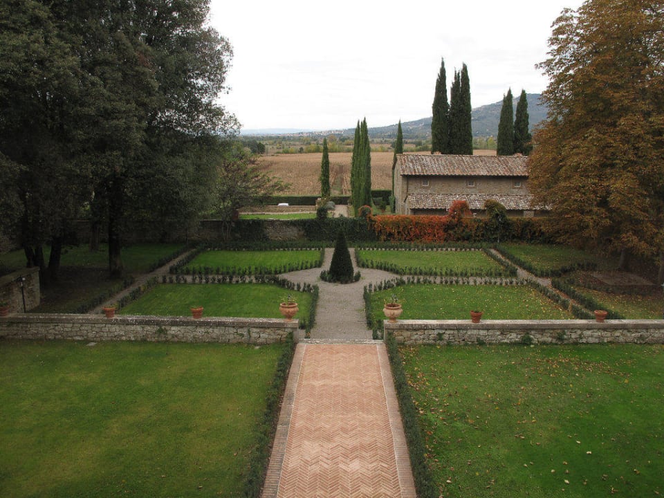 Garten vor der Villa Villa di Piazzano