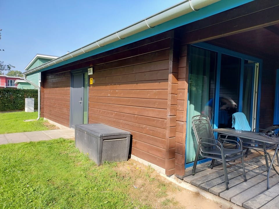 Außenansicht Ferienhauspark Asgard in Damp