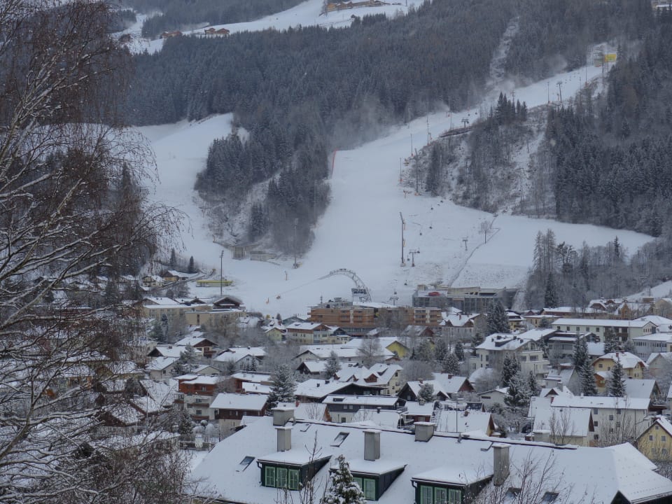 Verschneite Landschaft Hotel Tauernblick