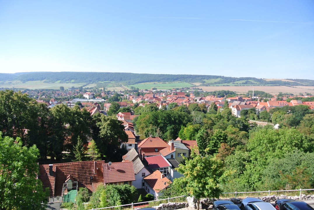 Herrlich Aussicht auf den Kur Ort Hotel Residenz