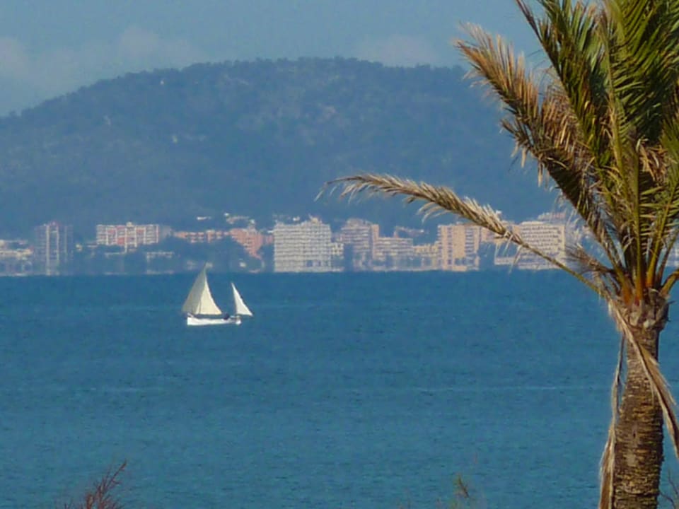 Der Ausblick vom Balkon Hotel Sant Jordi