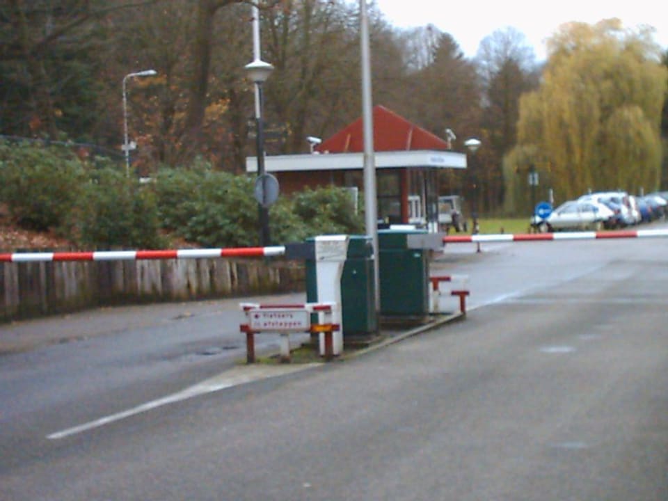 Schlagbaum am Eingang Ferienpark Klein Vink