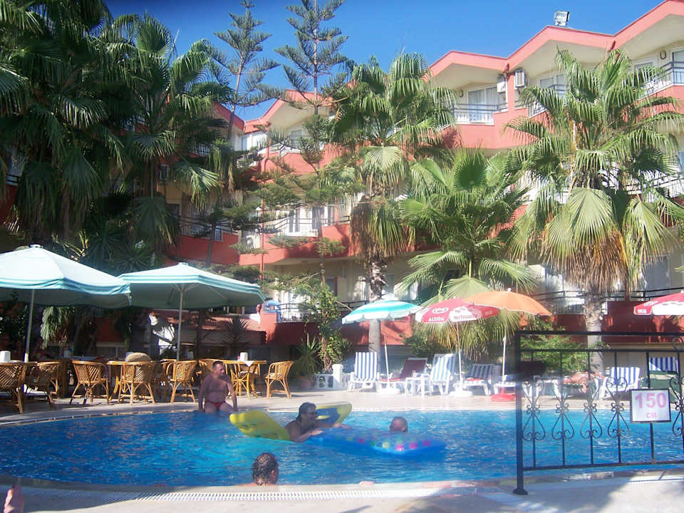 Vom Pool aus gesehen Semoris Hotel