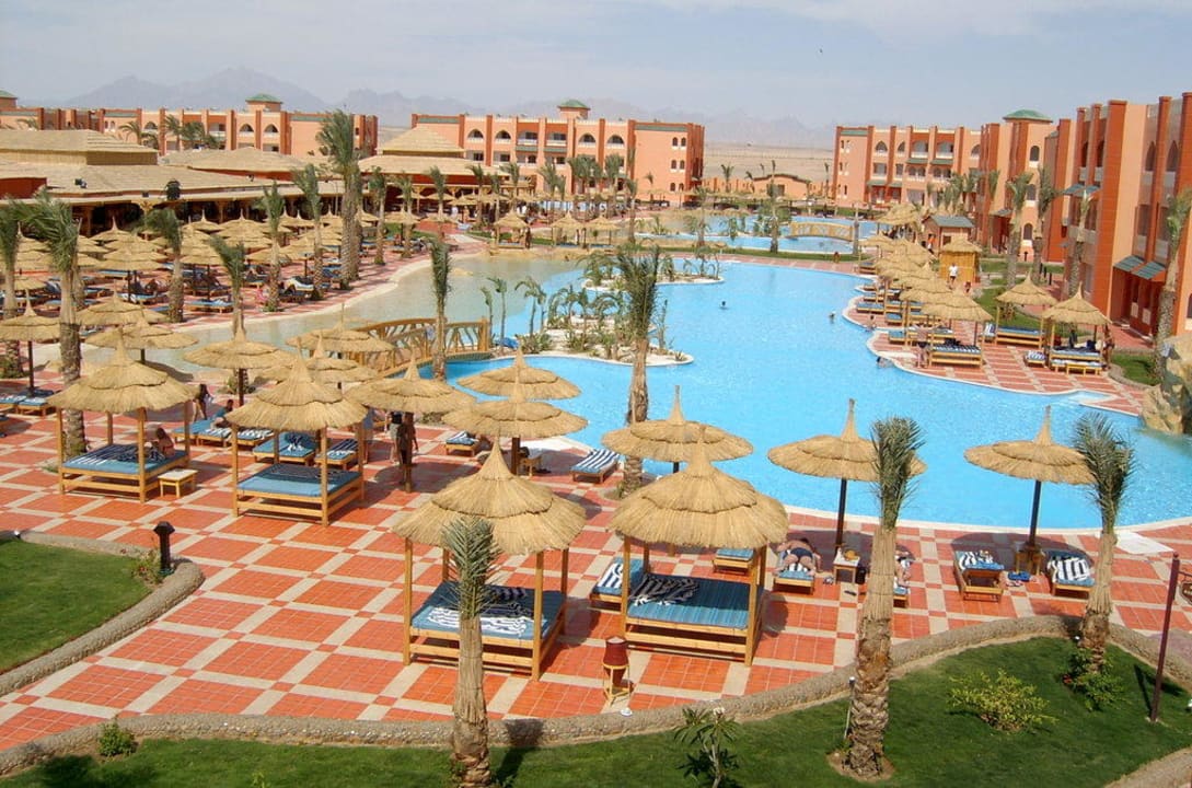 Ausblick auf Pool Pickalbatros Aqua Vista Resort - Hurghada