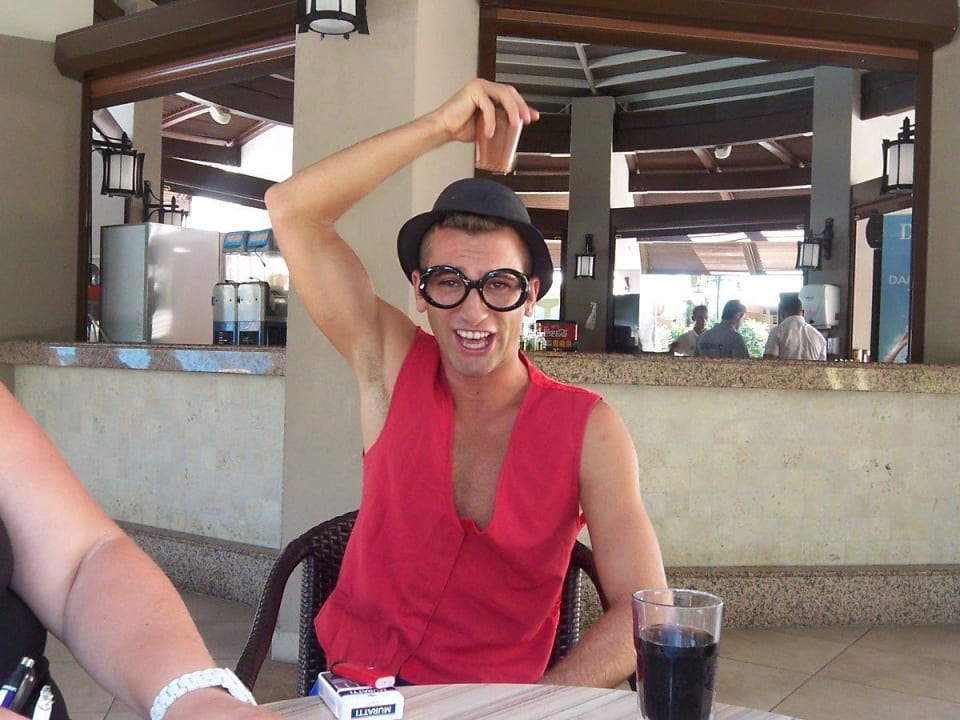 Murat immer zu Spässen aufgelegt Aydinbey Kings Palace & Spa