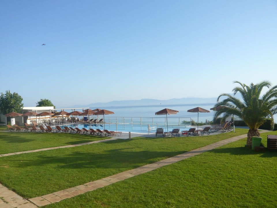 View from garden Niforeika Beach Hotel & Bungalows