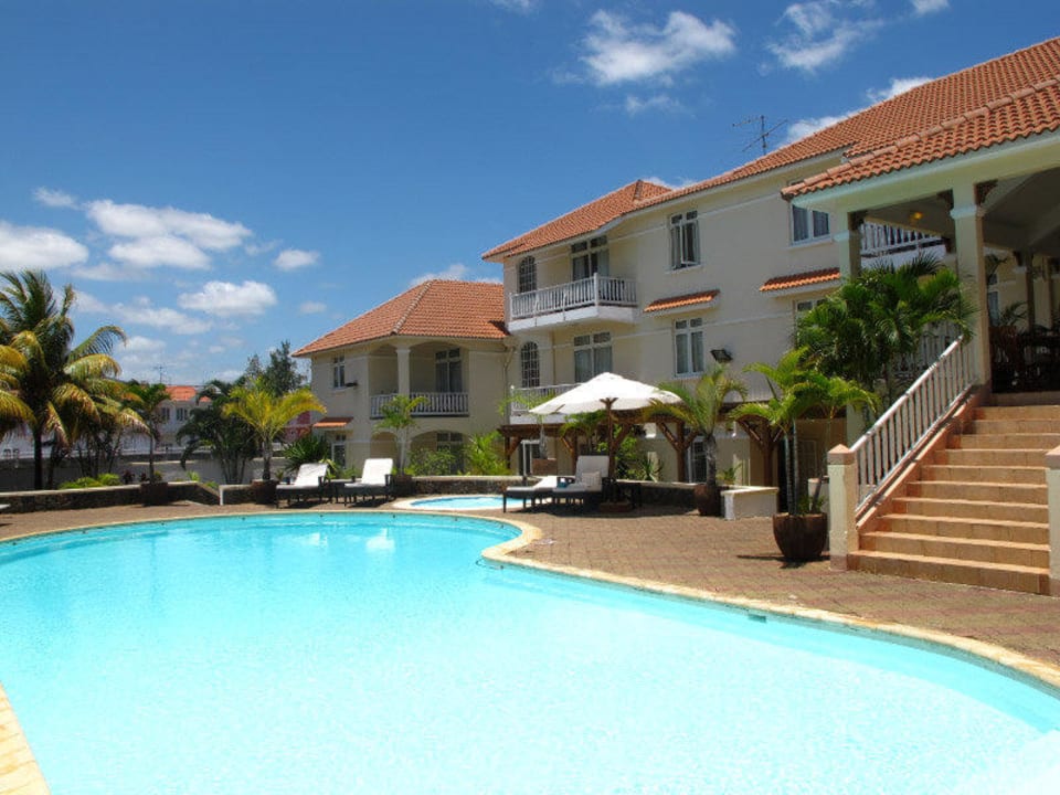 Poolanlage Appartment Residence Dilmed