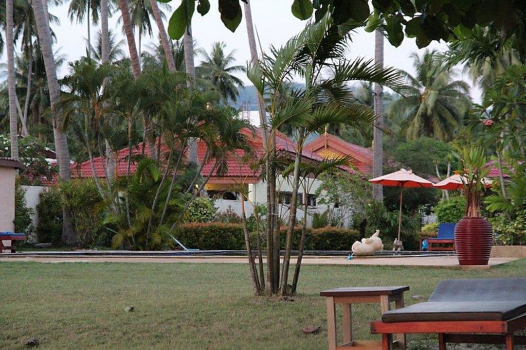 Blick vom Strand in Richtung Bungalows Viva Vacation Resort