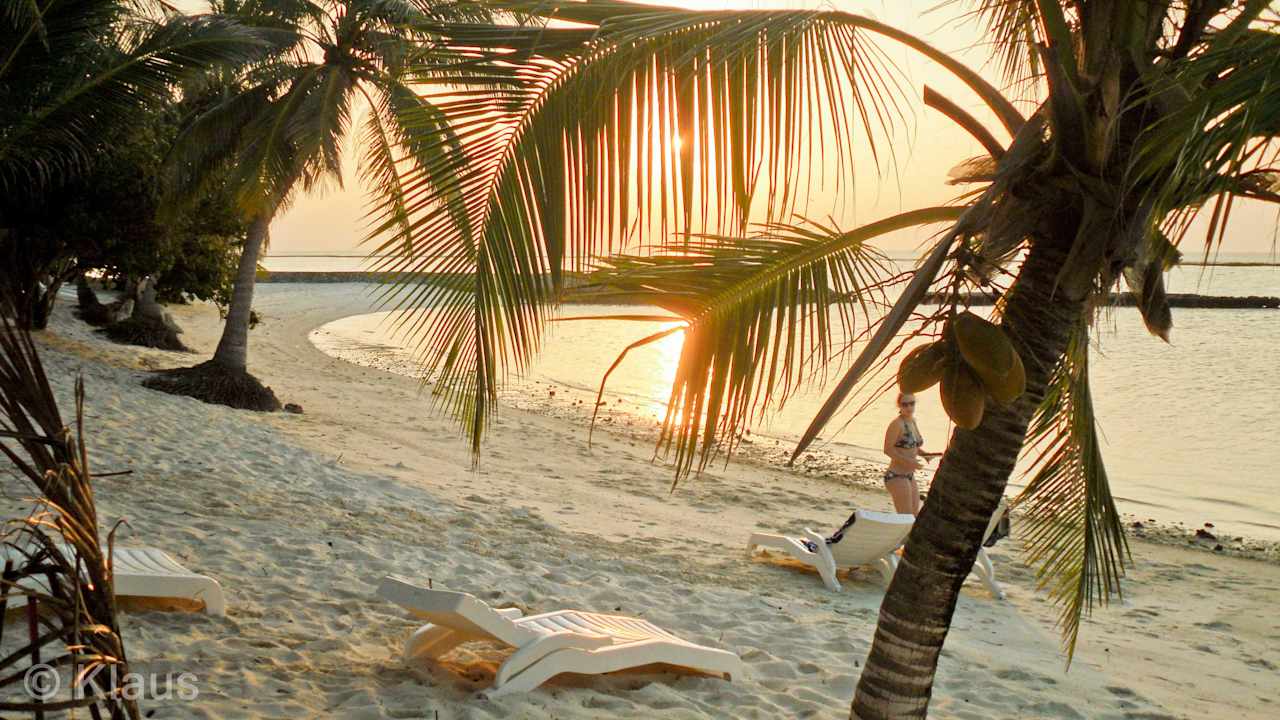 Sonnenuntergang Summer Island Maldives