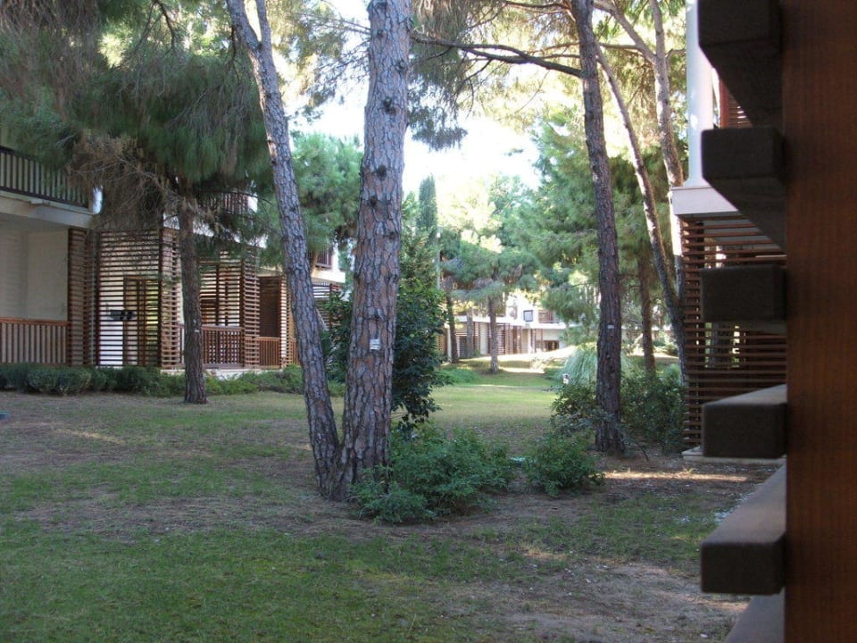 Ausblick vom Bungalow rechts Voyage Belek Golf & Spa