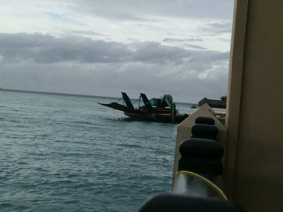 Ausblick auf Bagger Summer Island Maldives