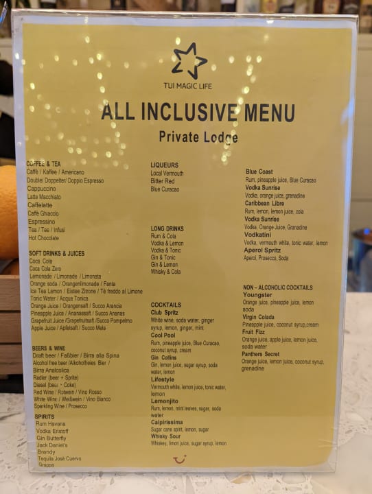 Gastro TUI MAGIC LIFE Calabria