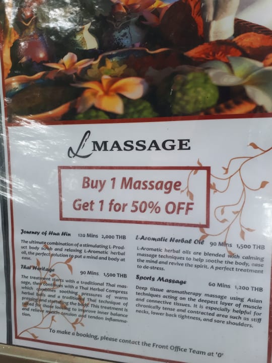 Massageprogramm Laksasubha Hua Hin