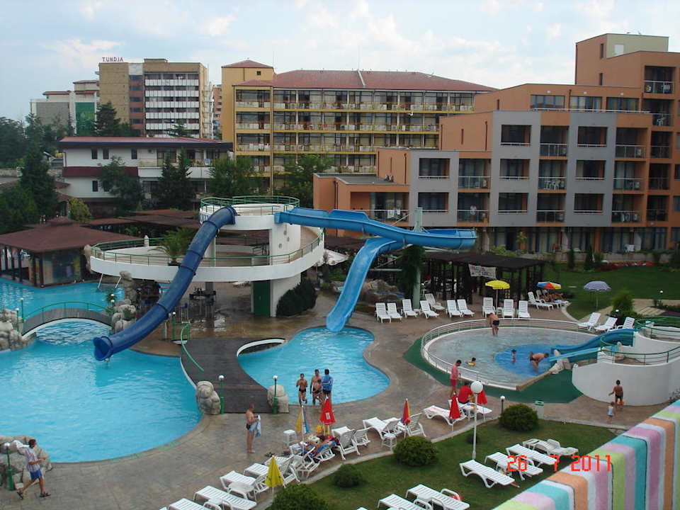 Aussicht von Balkon aus  Hotel Trakia Plaza