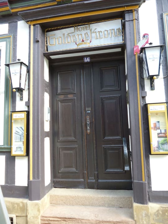 Eingang ins Hotel Hotel Goldene Krone