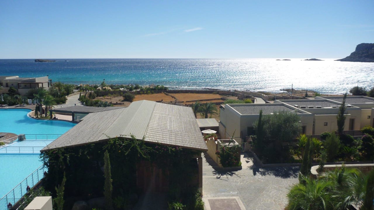 Ausblick neben Reception Aquagrand Artistic Luxury Beach Resort - Adults only