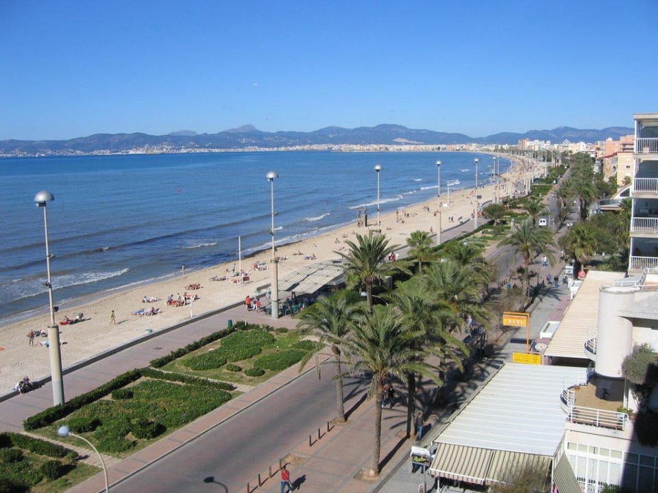 Strand Richtung C'an Pastilla AYA Seahotel - Adults only