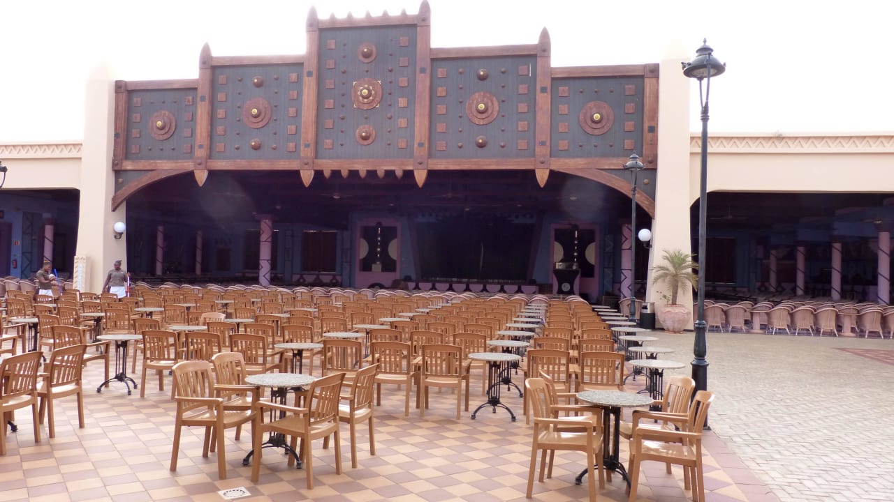 Blick aufs Theater Hotel Riu Touareg