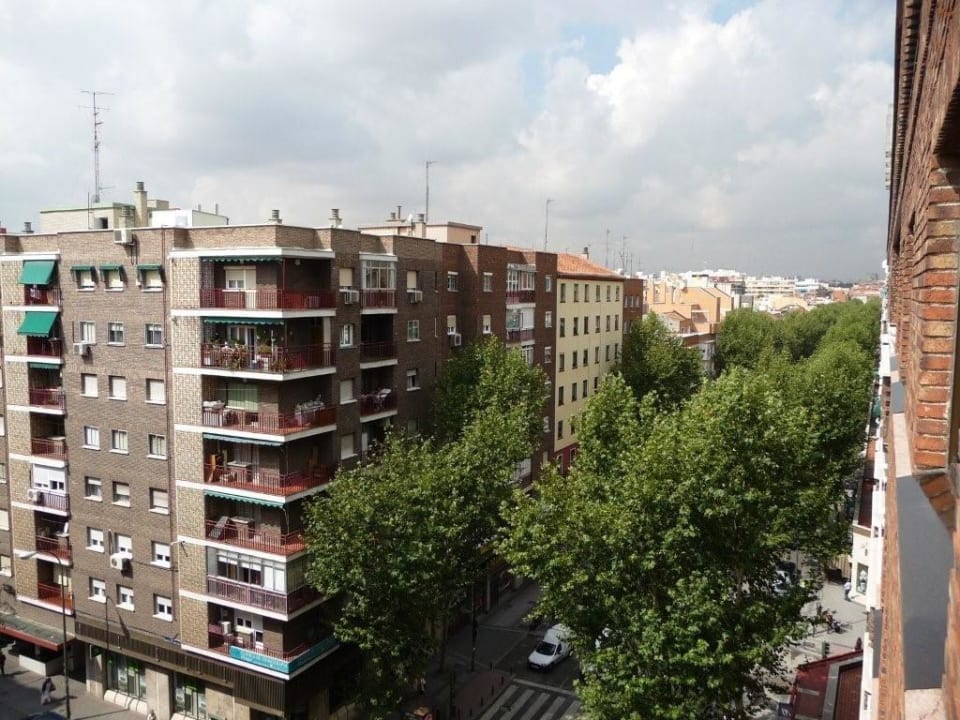 Blick aus dem Fenster 5. Stock Hotel Praga