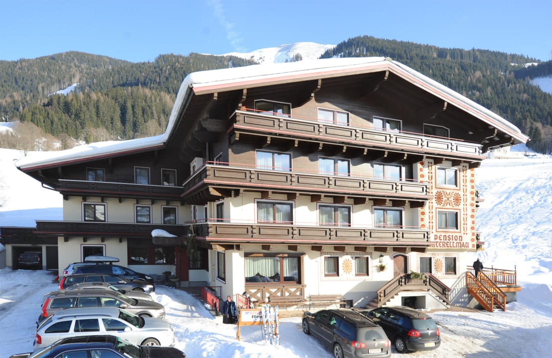 Aussenansicht Hotel Unterellmau in Hinterglemm Hotel Unterellmau