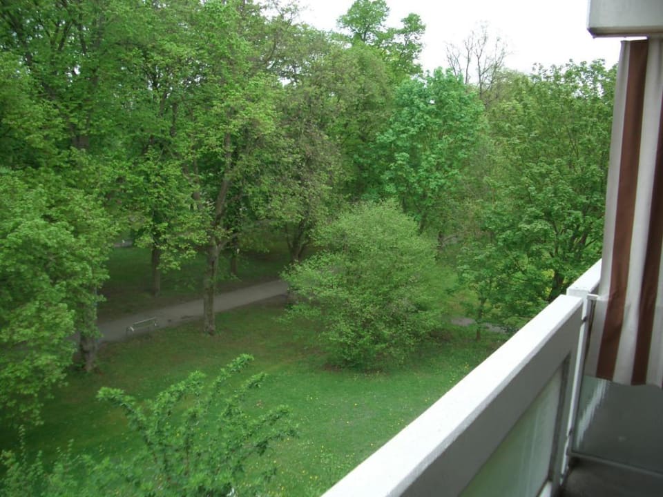 Zimmerausblick in den Kurpark Reichel's Parkhotel