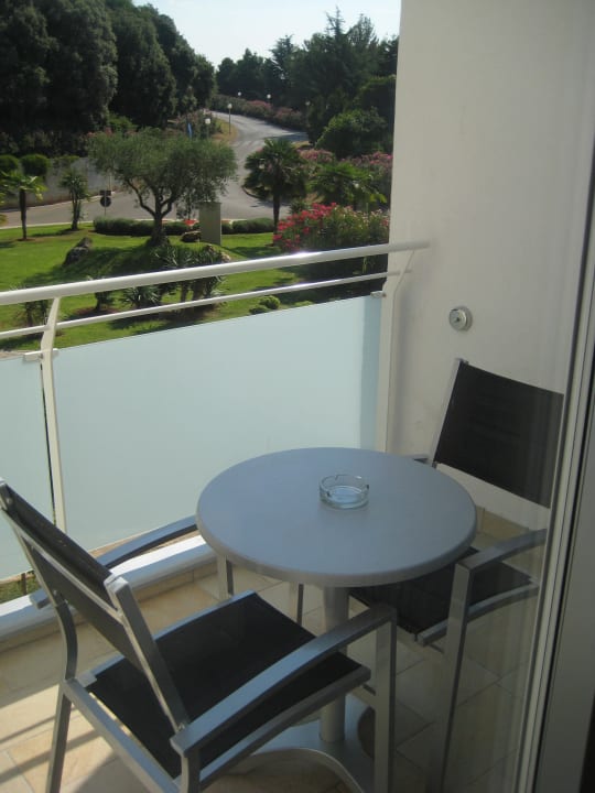 Balkon in den neuen Zimmern Valamar Parentino Hotel