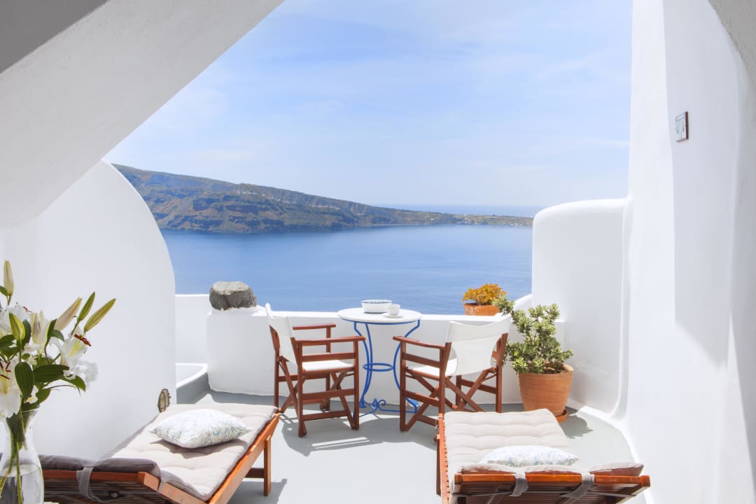 Außenansicht Esperas Santorini Hotel