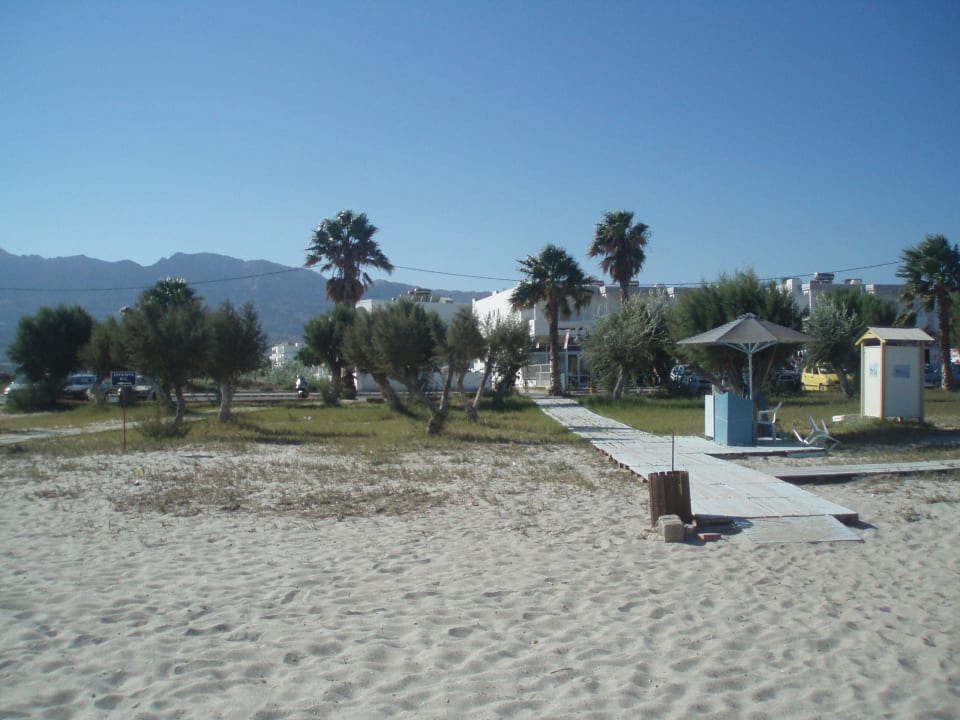Weg zum Strand vom Hotel ananea Kos