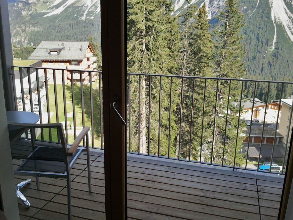 Balkon im Chesa Silva Waldhotel Arosa