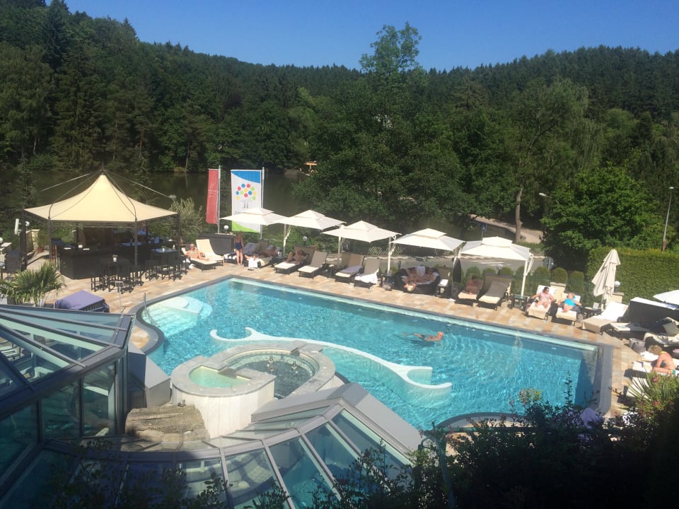 Außenpool Romantischer Winkel RoLigio® & Wellness Resort
