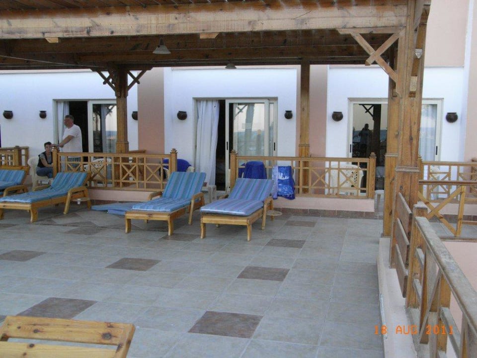 Balkon/ Terrasse von Zimmer 2029 Beach Albatros Resort