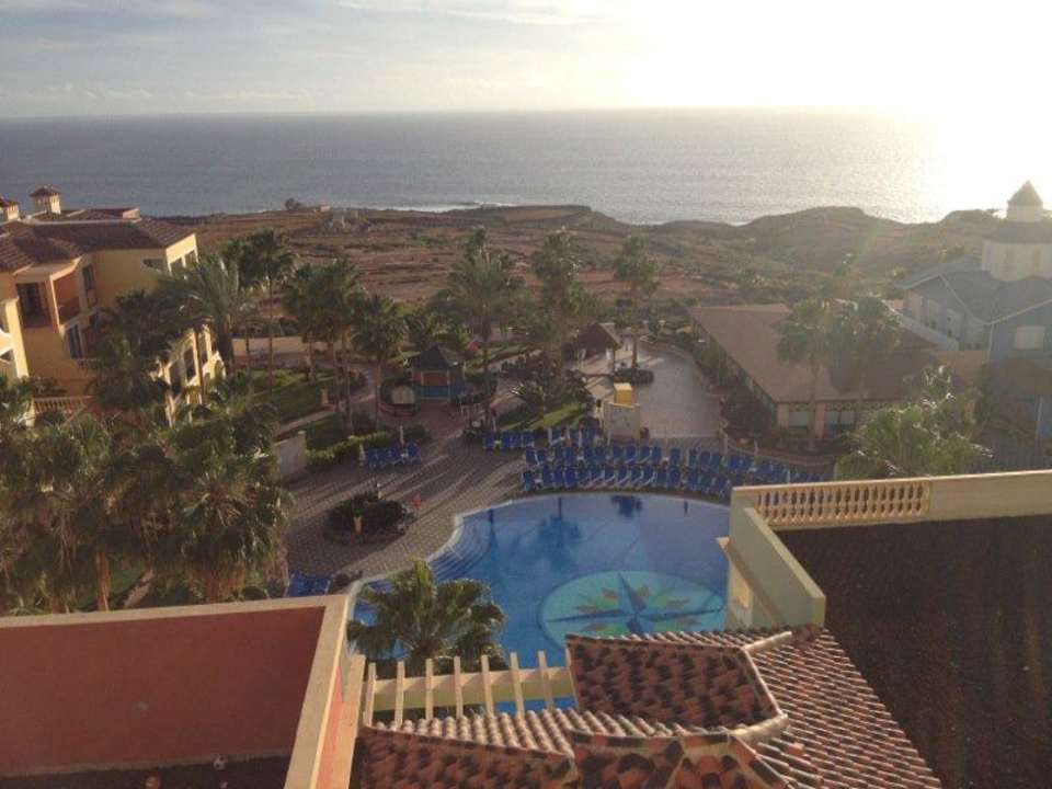 Ausblick von unserer Terrasse Bahia Principe Sunlight Costa Adeje