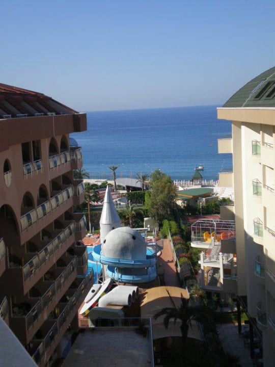 Blick vom Balkon Arycanda Kirman Premium