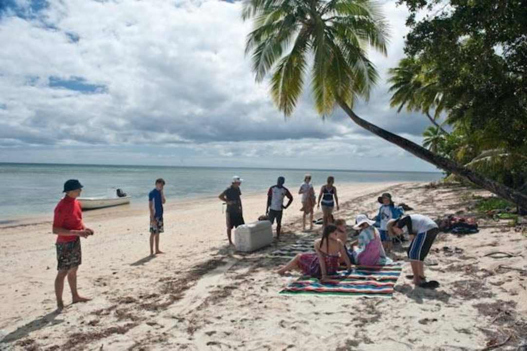 Family beach fun Papageno Resort