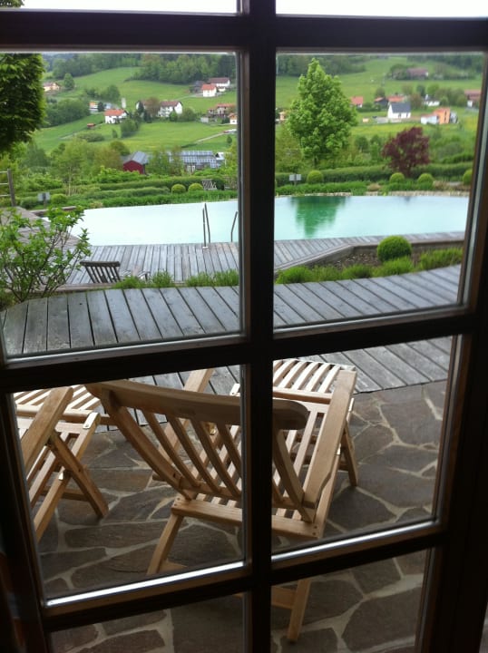 Ausblick vom Fernsehraum Hotel Christiane