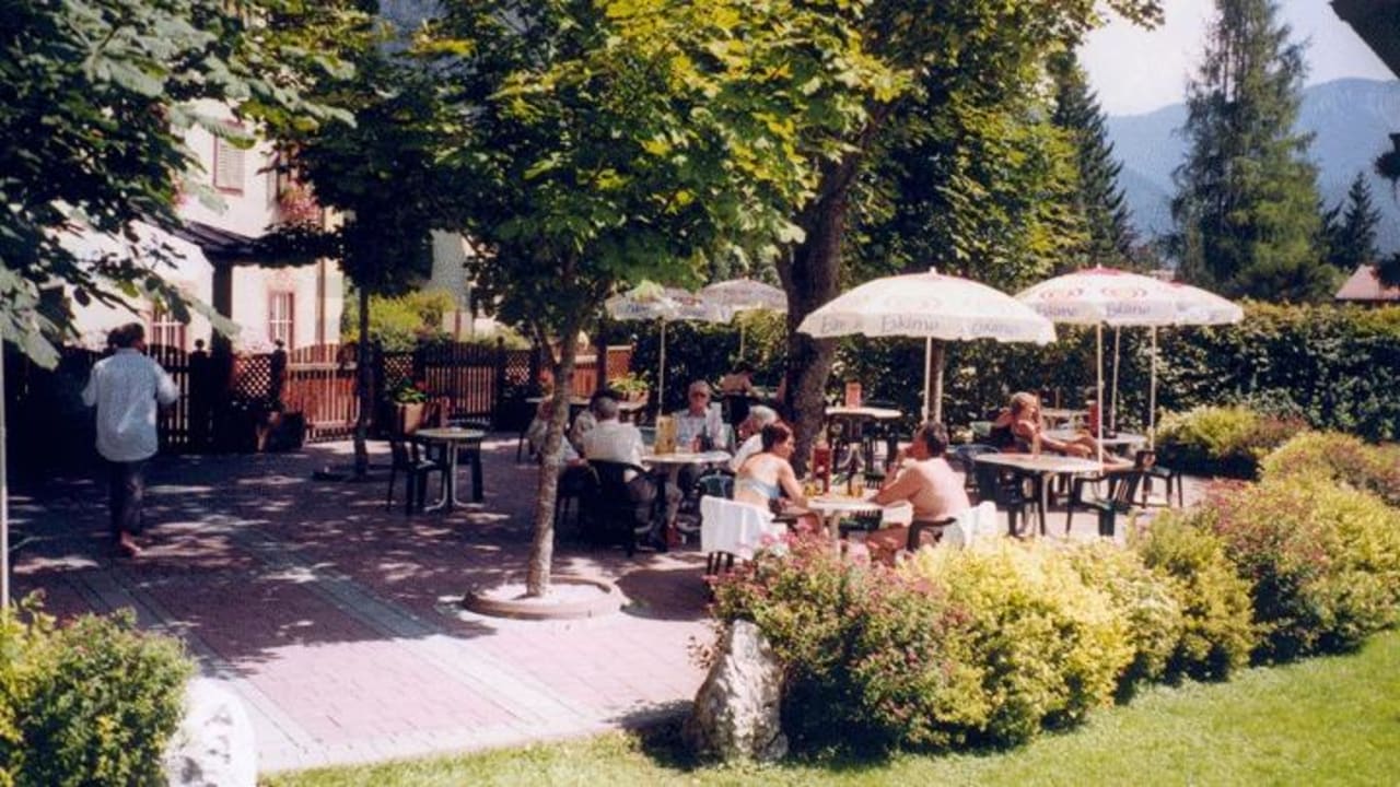 Der gemütliche Gastgarten Hotel - Wirts'haus Zum Schweizer