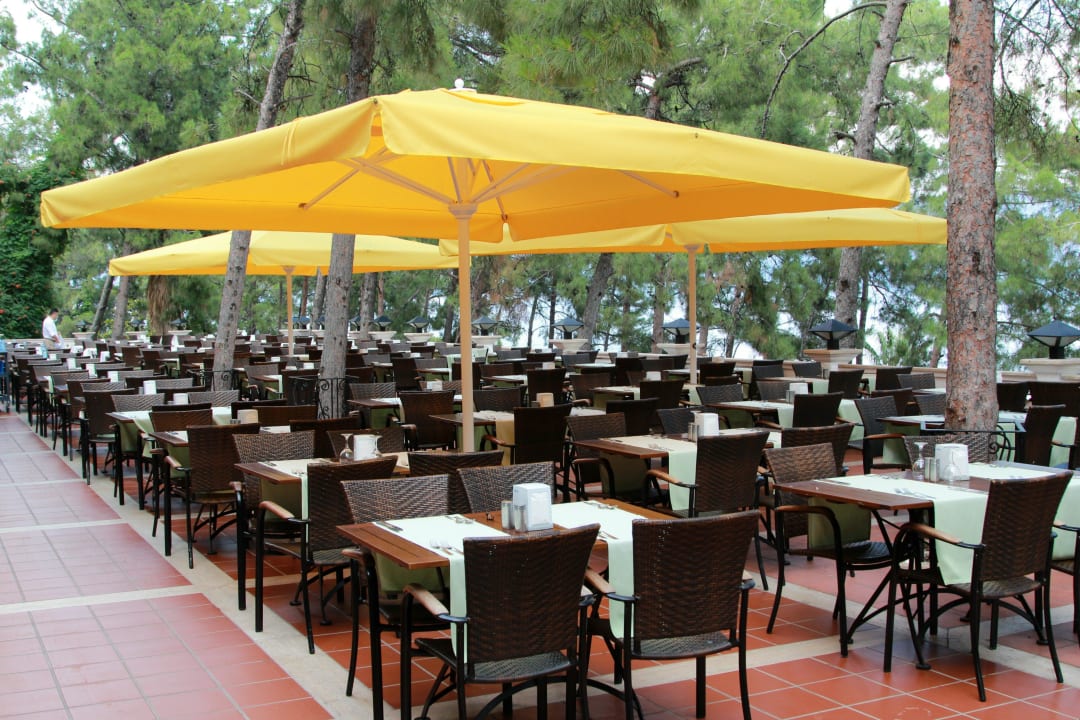Restaurant aussen. Grand Yazici Club Marmaris Palace