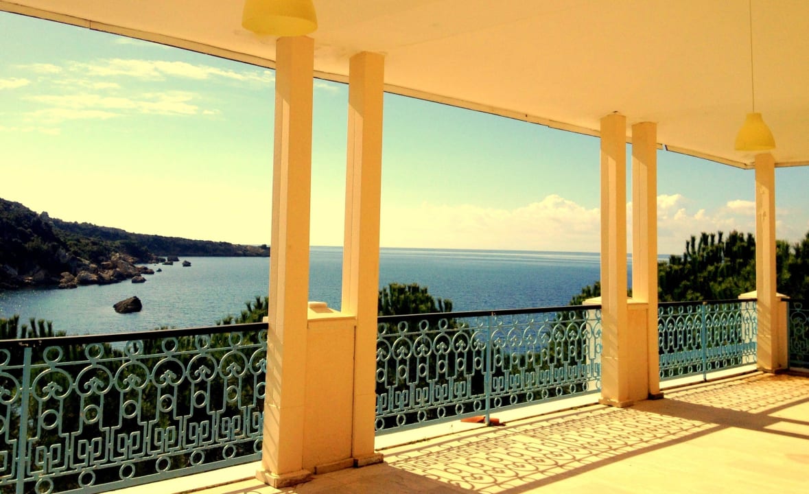 View from the terrace of the restaurant Teos Village
