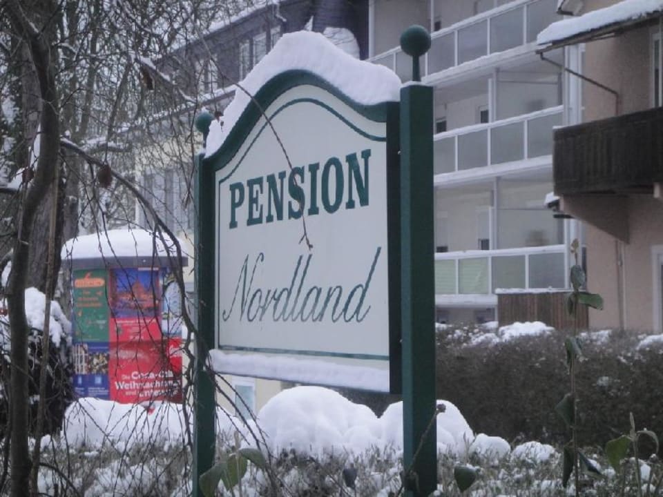 Вход в пансион Pension Nordland