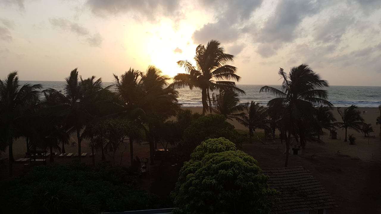 Ausblick aus dem Zimmer Hotel Jetwing Beach
