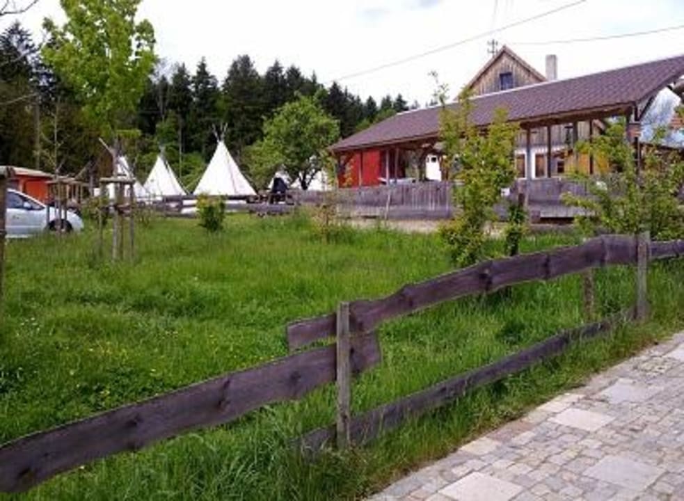 Tipihof Badisch Texas mit Tipis! Ferienwohnungen Tipihof Sauldorf