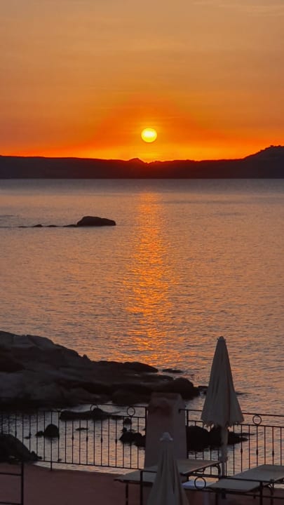 Ausblick Grand Hotel Smeraldo Beach