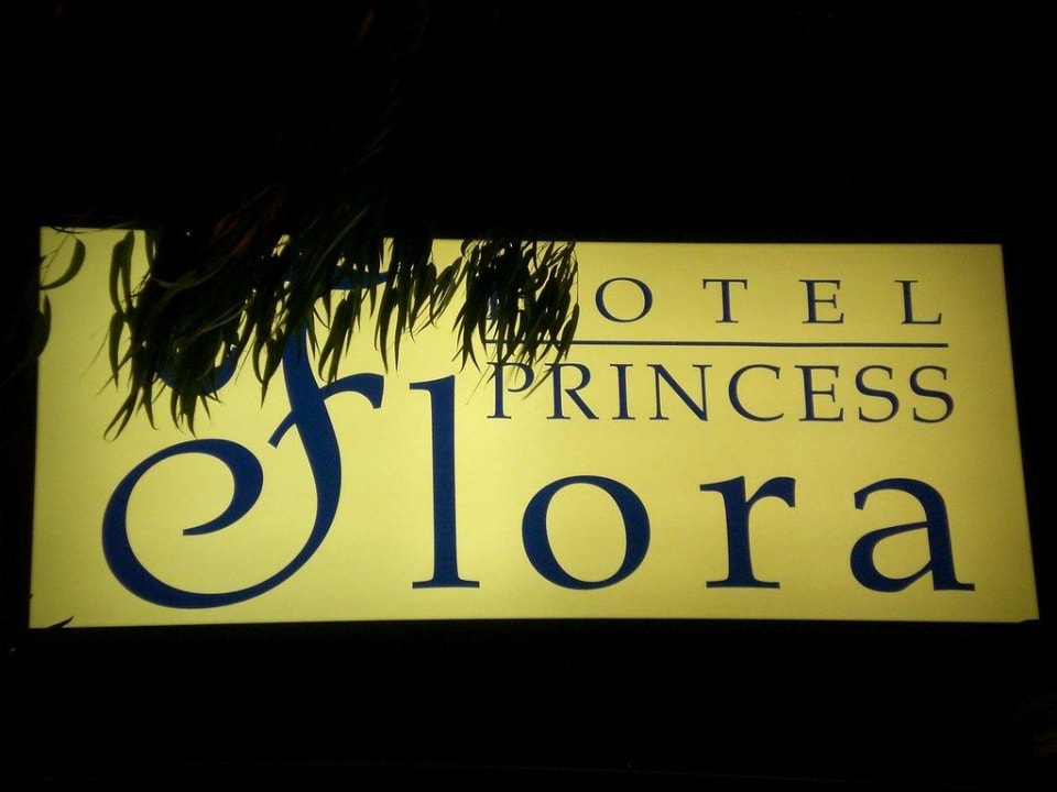 Namensschild Hotel Princess Flora