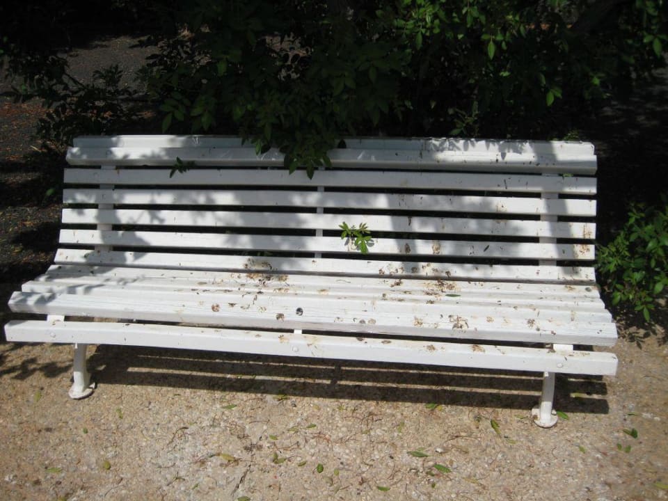 Vollgekotete Hotelbank Hotel Hyde Park Lane