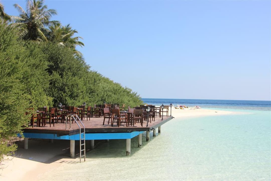 Wegen der Hitze nur Abends zu empfehlen   Embudu Village