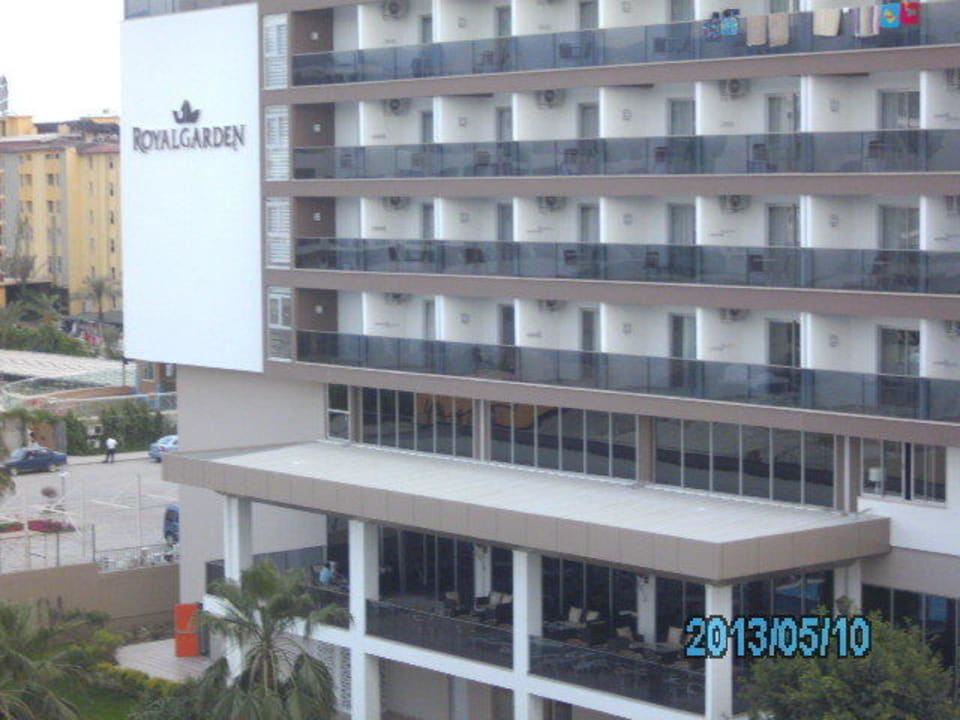 Select vom Balkon aus gesehen Hotel Royal Garden Beach