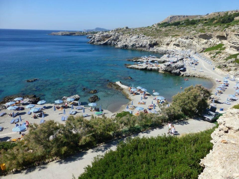 Gesamter Strand Hotel Kalithea Horizon Royal