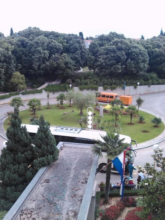 Blick vom Zimmer Valamar Parentino Hotel