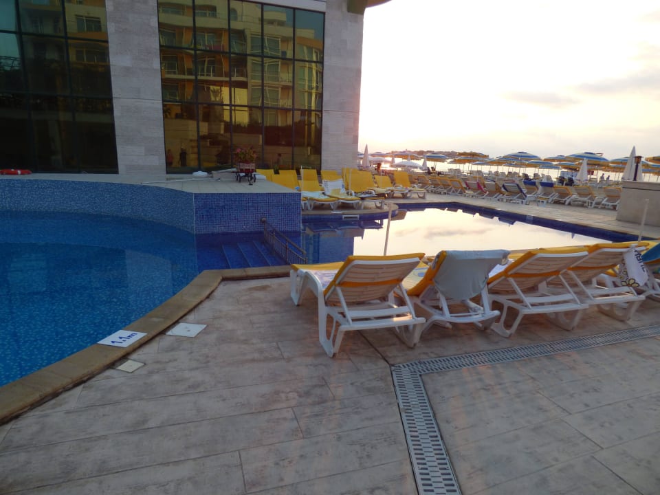 Blick auf Bereich für Kleinkinder Hotel Bilyana Beach