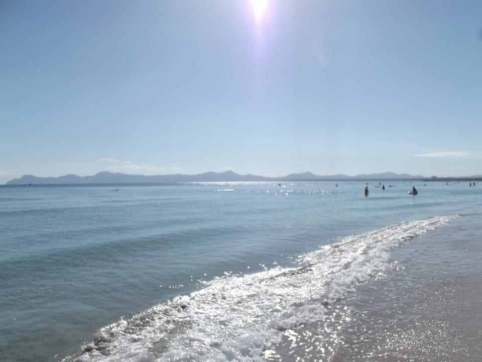 Sonnenuntergang am Strand Grupotel Alcudia Suite